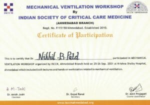 isccm mechanical ventilation workshop 03025